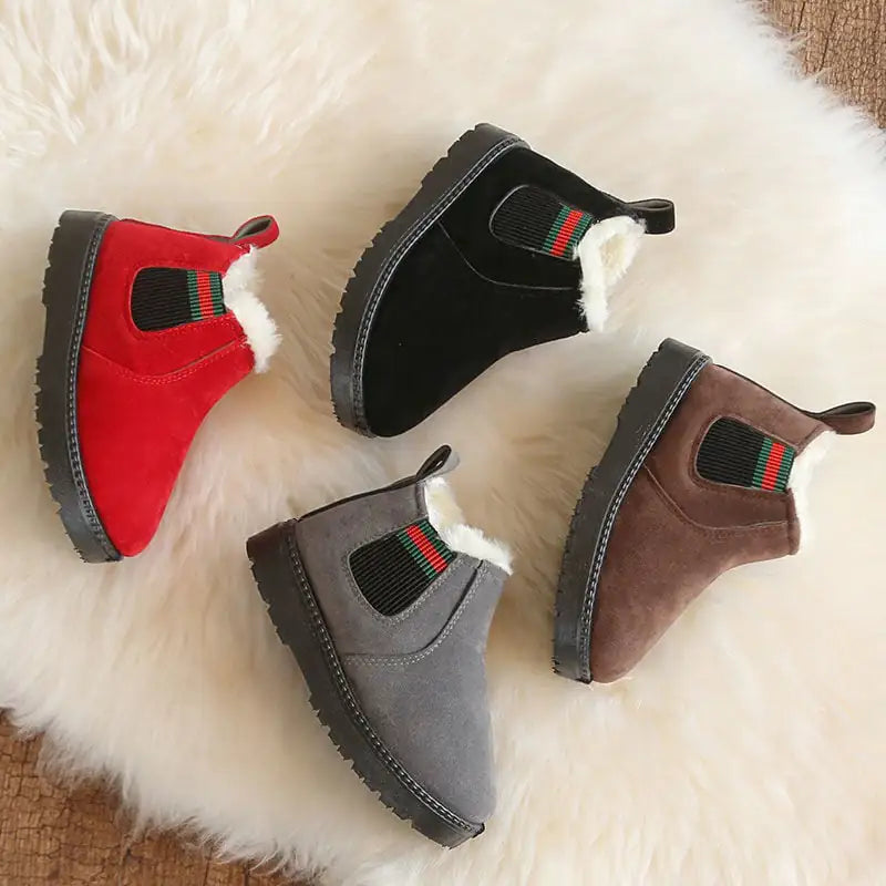 Children's Winter Plus Velvet Snow Boots